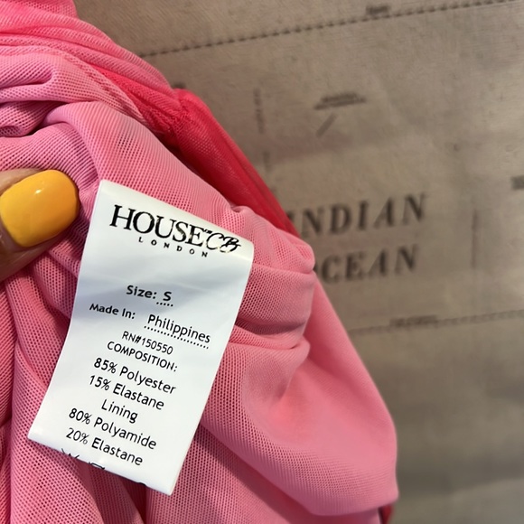 House Of CB ‘Sasha’ Multicolor Strapless Dress NWOT - Picture 12 of 12